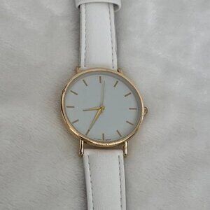 Charming Charlie white strap watch